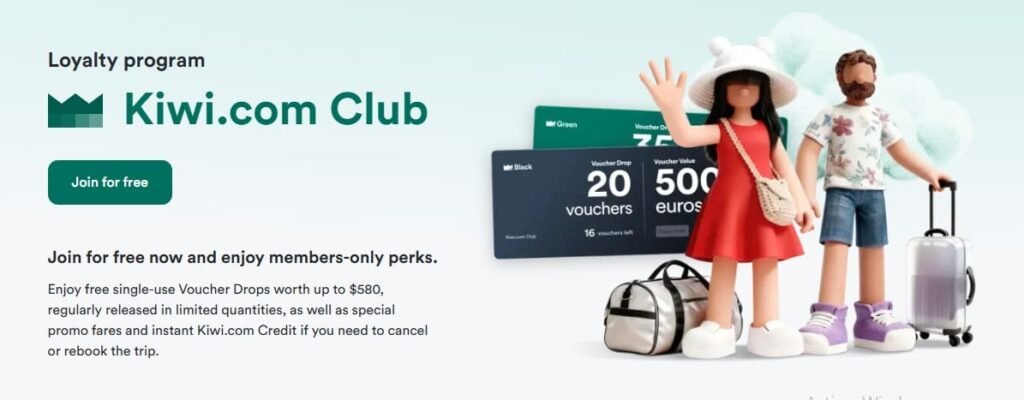 Special promo fares and instant Kiwi.com Credit